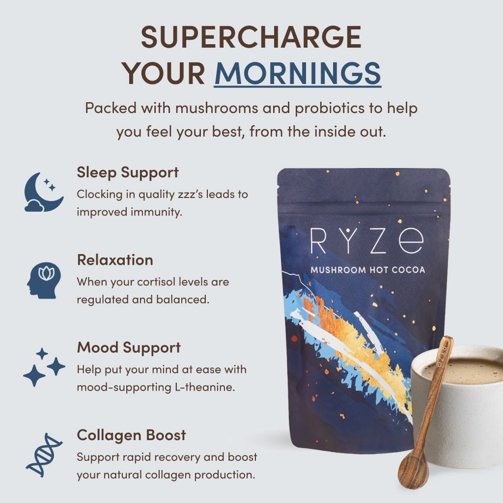 RYZE Nighttime Mushroom Cocoa Starter Bag - Home Hold