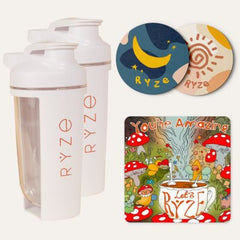 2 Shaker Bottles + FREE Gifts - Classic Finish