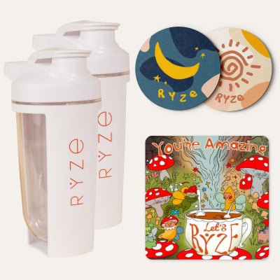 2 Shaker Bottles + FREE Gifts - Classic Finish