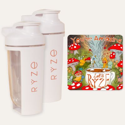 2 Shaker Bottles + FREE Gifts - Classic Finish