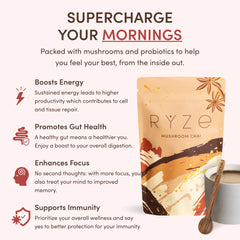 RYZE Mushroom Chai Starter Bag - Easy Stow