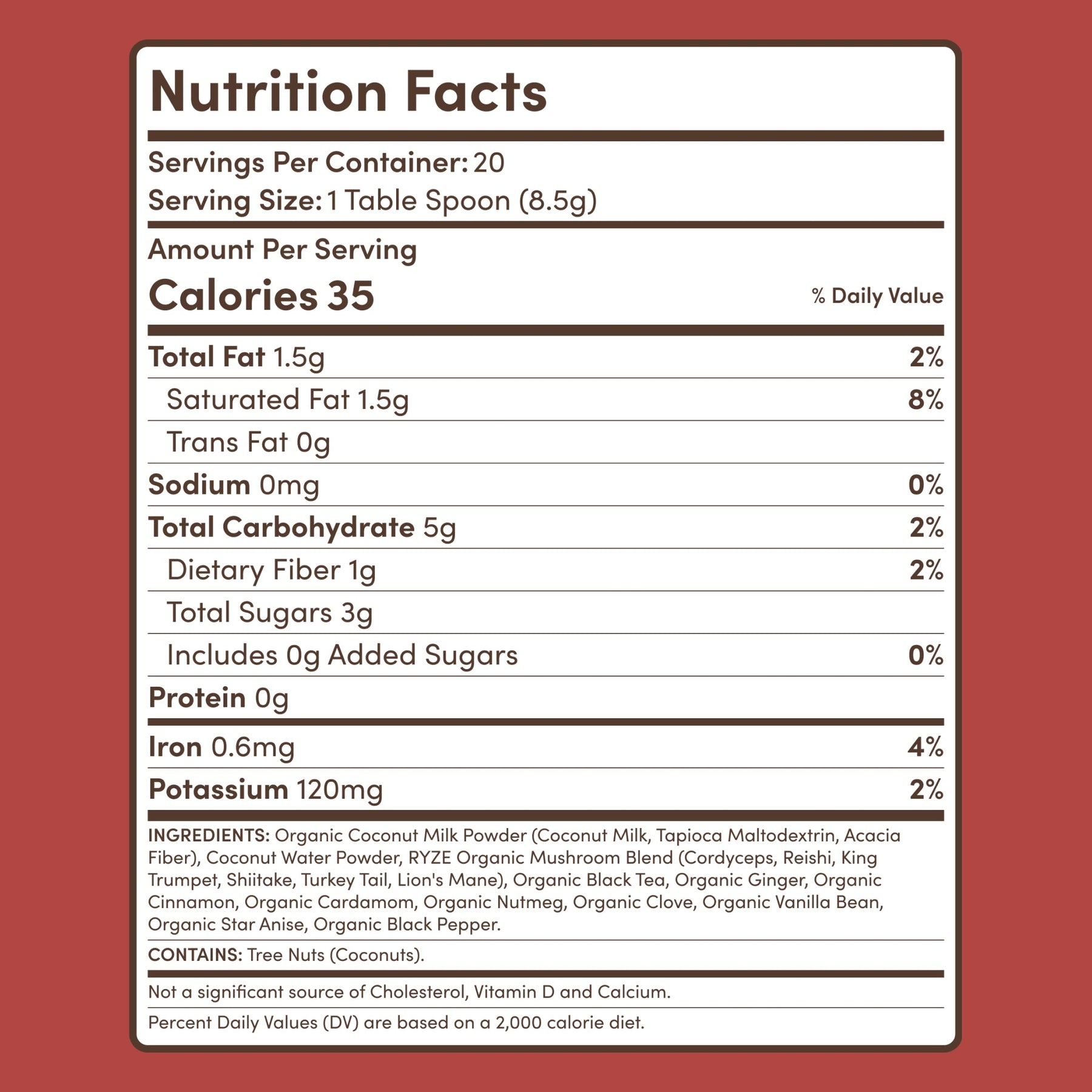 Chai (1 Pack - 20 Servings) - Modern Ready