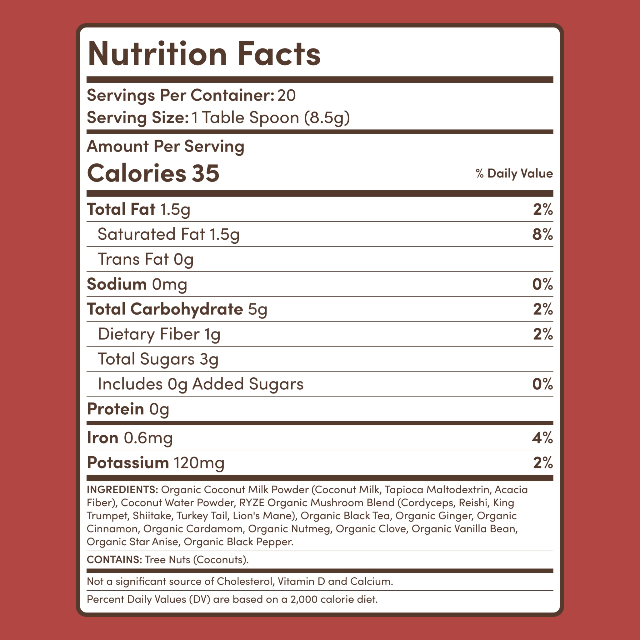 Chai (1 Pack - 20 Servings) - Modern Ready