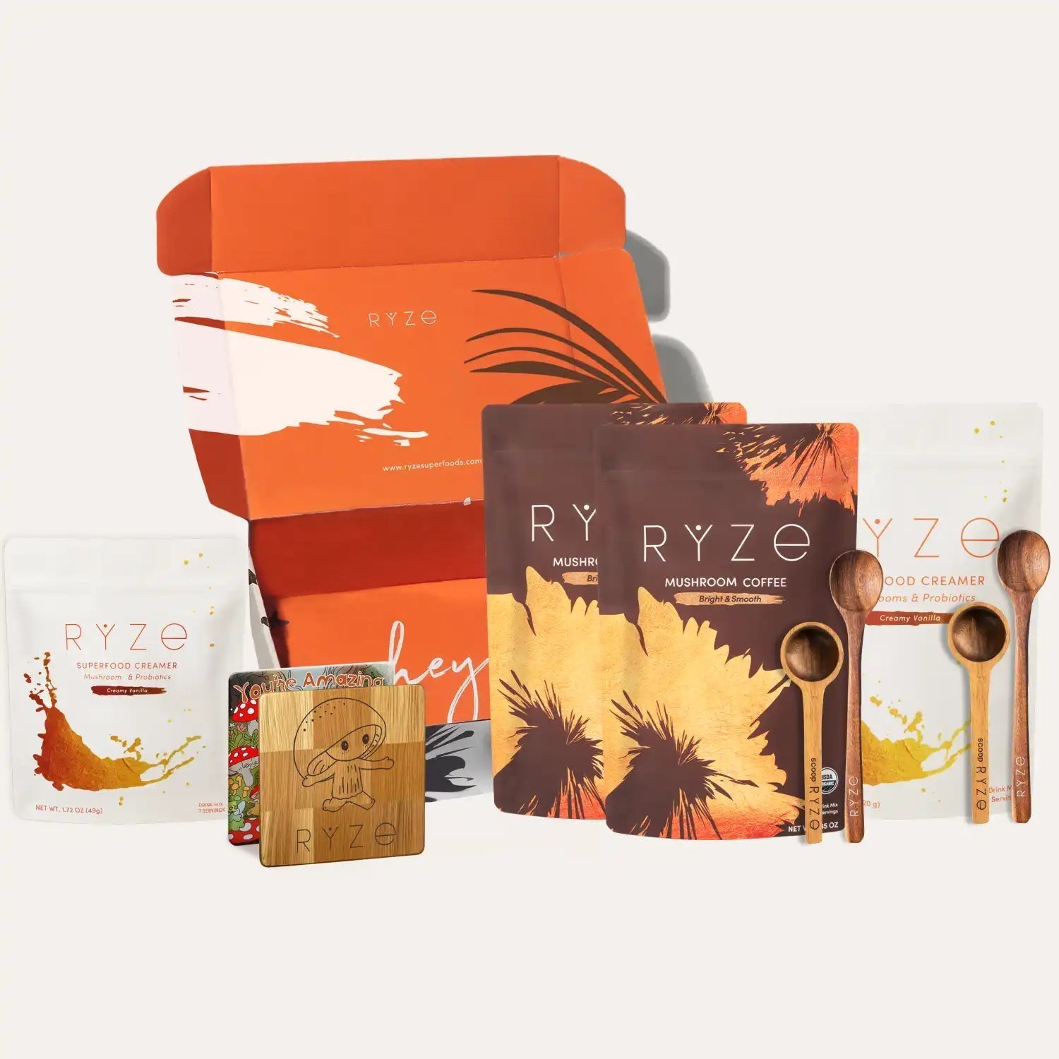 RYZE Starter Gift Set (2 Coffees + 1 Creamer) - Ready Routine