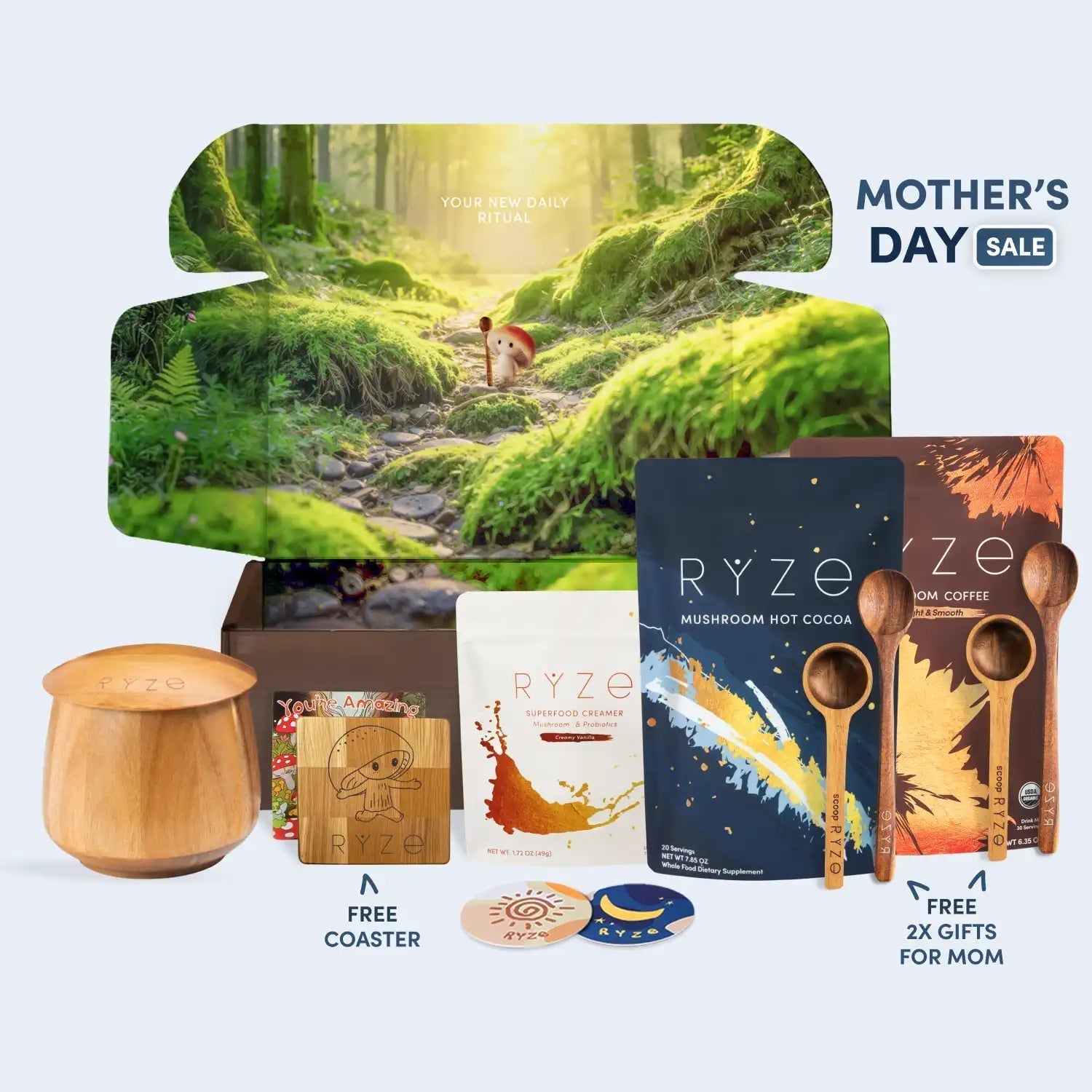 RYZE Ritual Set (Cocoa + Coffee) - Gift Ready