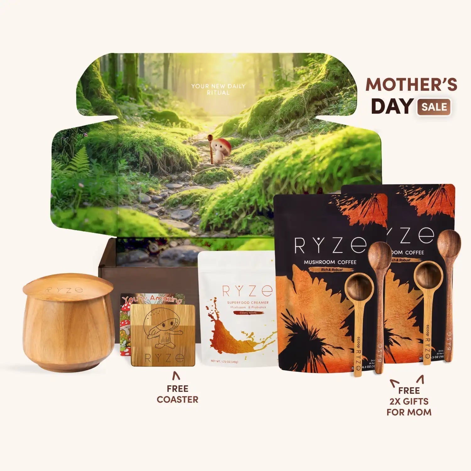 RYZE Ritual Set Dark Roast - Clean Bundle