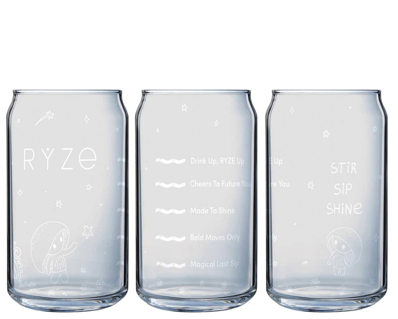 Iced Coffee Glass - Modern Ready