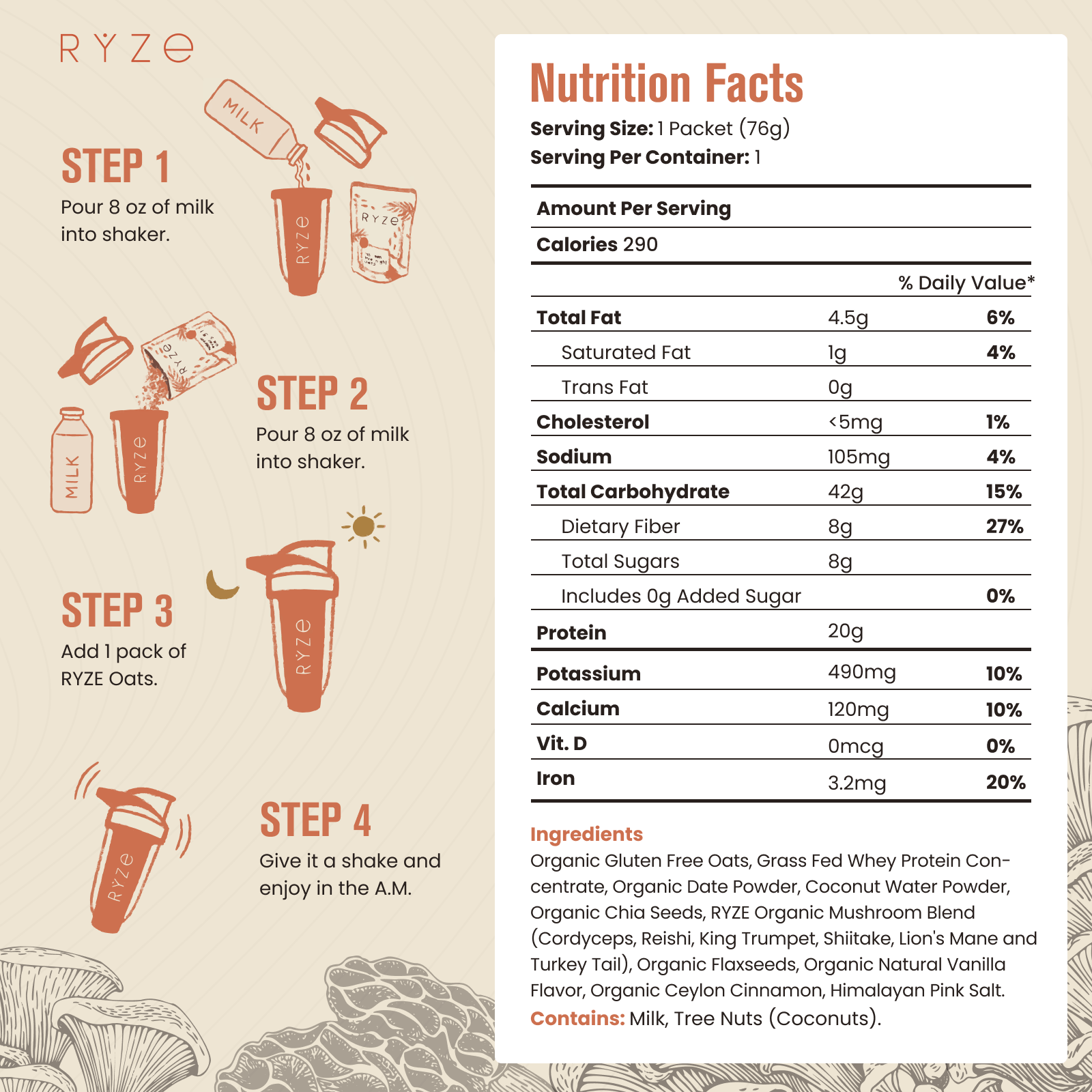 Oats Pack (28 Servings) - Fresh Ready