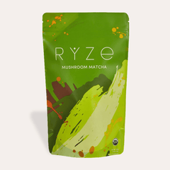 RYZE Matcha - with 6 Organic Adaptogenic Mushrooms Grown In USA and Ceremonial-Grade Japanese Matcha - Weekend Pair