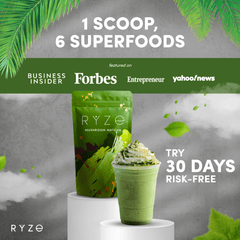 RYZE Organic Matcha Starter Kit (60 servings) - Weekend Pair
