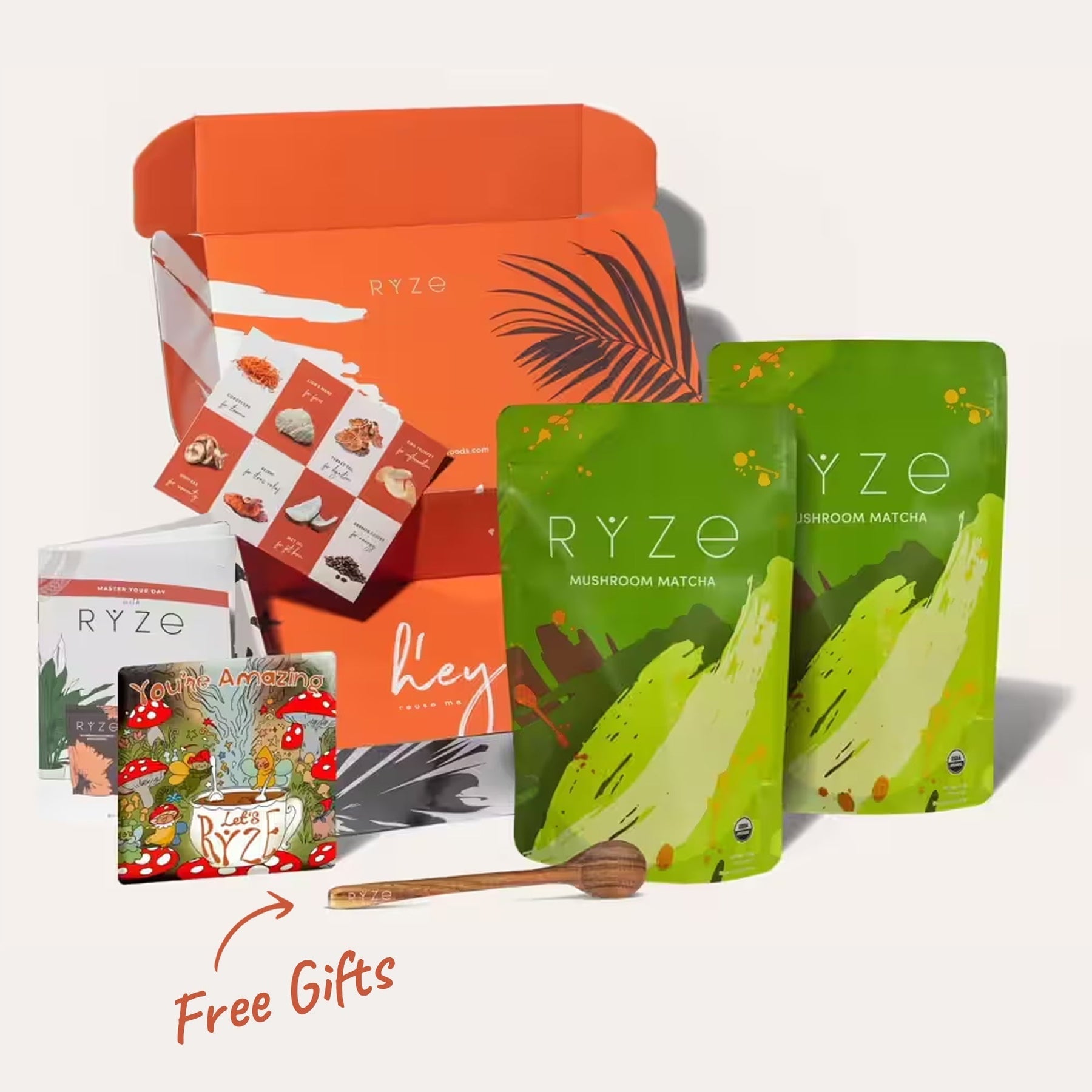 RYZE Organic Matcha Starter Kit (60 servings) - Weekend Pair