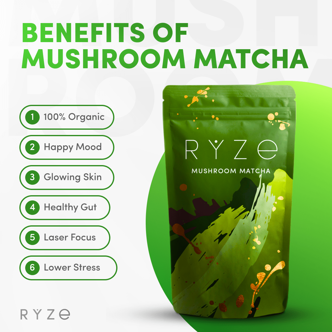 RYZE Organic Matcha Starter Kit (60 servings) - Weekend Pair
