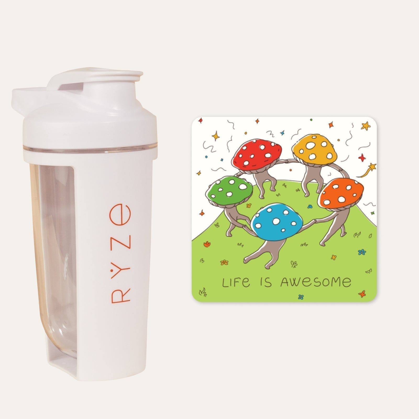 Shaker Bottle + FREE Gifts - Soft Pick